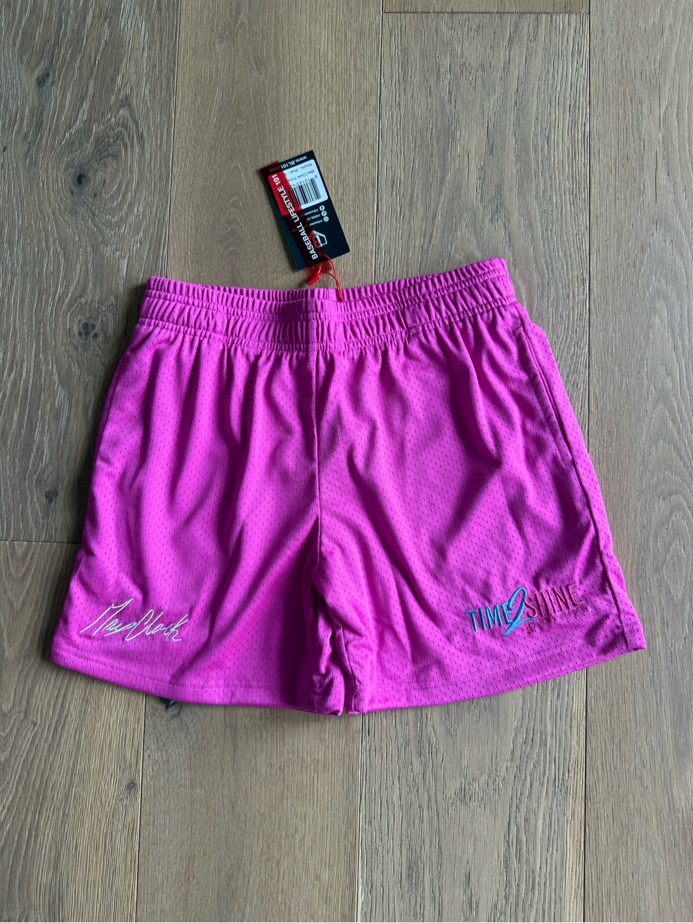 Baseball Lifestyle 101 - Max Clark Time 2 Shine Shorts Pink - Youth  - NWT